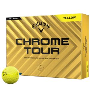 Callaway Chrome Tour Yellow Golf Balls