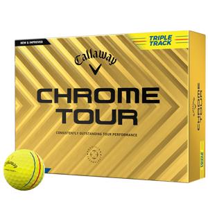Callaway Chrome Tour Triple Track Yellow Golf Balls
