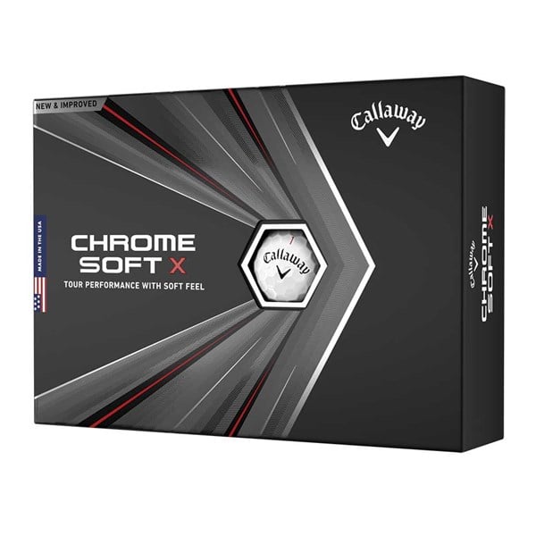 Logo Overrun - Callaway Chrome Soft X Golf Balls (12 Balls) 2020