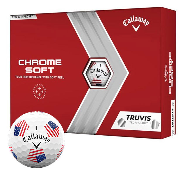 Callaway Truvis Chromesoft 2024 USA balls