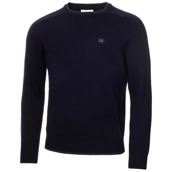 Calvin Klein Mens Chunky Crew Neck Golf Sweater