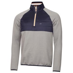 Calvin Klein Mens Gravity Hybrid 1/4 Zip Pullover