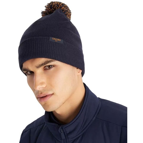 Calvin Klein Mens Bobble Beanie