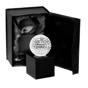 Longridge Crystal Golf Ball Trophy