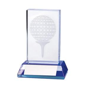 Longridge Davenport 3D Block Golf Trophy