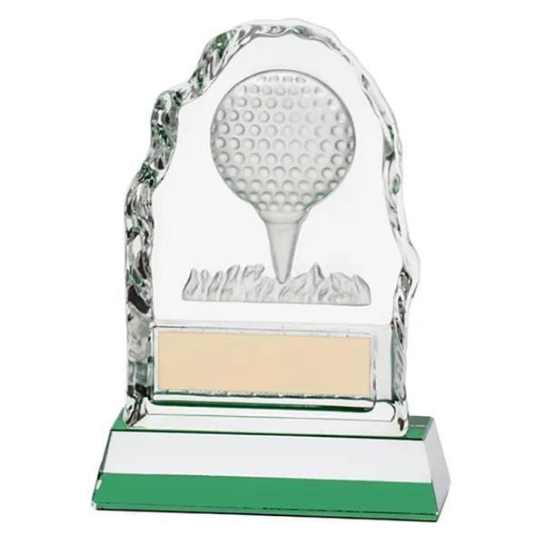 Longridge Challenger Glass Golf Ball Golf Trophy(130 MM)
