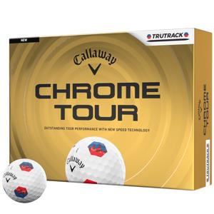Callaway Chrome Tour TruTrack White Golf Balls 2026