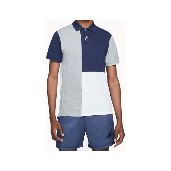 Nike Mens The Nike Polo Colour Blocked Slim Fit Polo Shirt