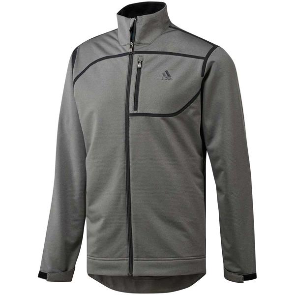 adidas Mens ClimaStorm Ribbed Softshell Jacket