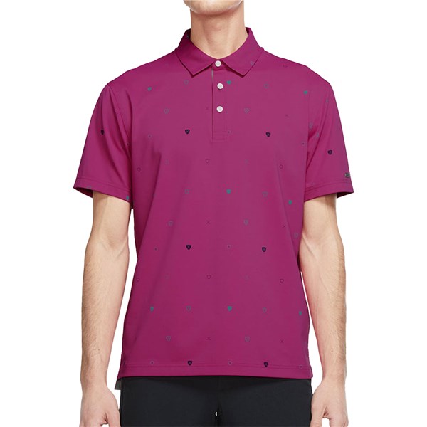 Nike Mens Dri-Fit Player Heritage Print Polo Shirt