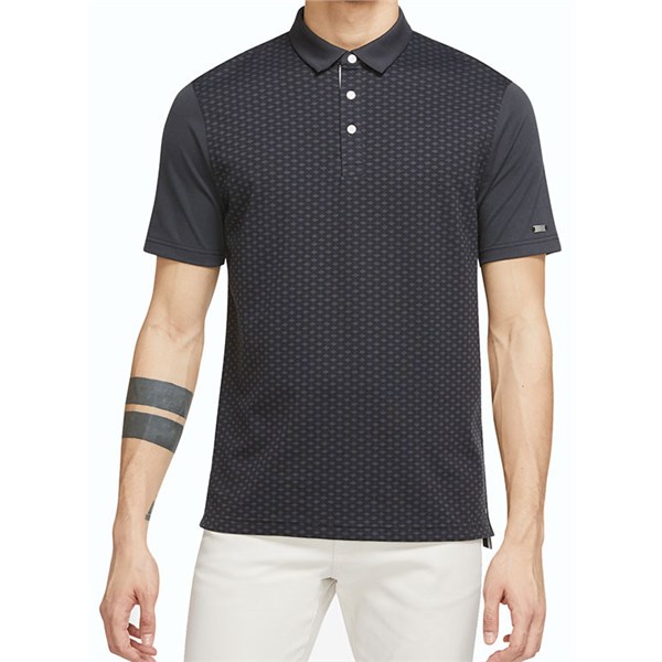 Nike Mens Dri-Fit Player Argyle Print Polo Shirt