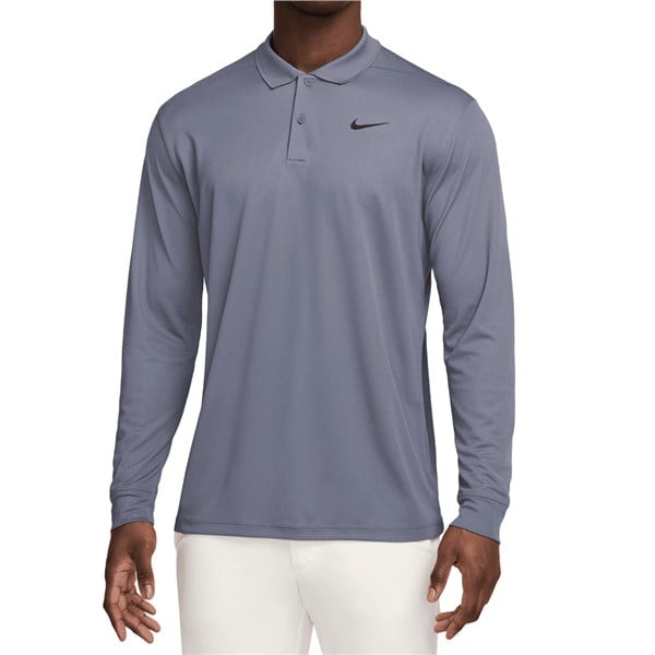 Nike Mens Dri FIT Victory Long Sleeve Golf Polo Shirt Golfonline