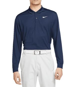 Nike men's dry long sleeve victory golf polo online