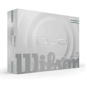 Wilson Duo Soft TRK360 White/Green Golf Balls