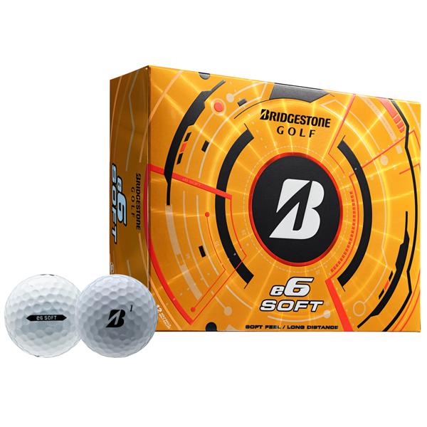 Bridgestone e6 Soft White Golf Balls (12 Balls) 2025