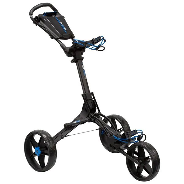 eze glide bolt 2 3 wheel push trolley trezb2 black blue ex2