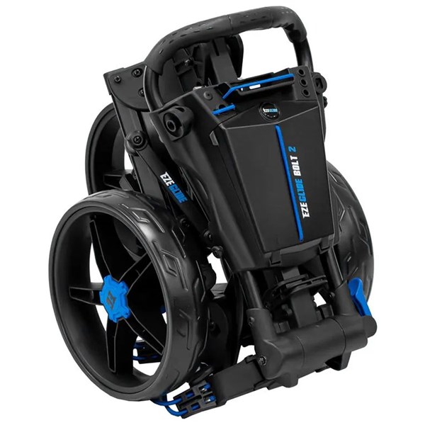 eze glide bolt 2 3 wheel push trolley trezb2 black blue ex3