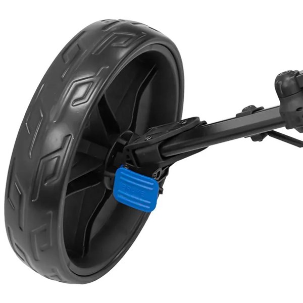 eze glide bolt 2 3 wheel push trolley trezb2 black blue ex6