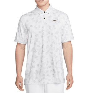 Nike Mens Dri-Fit Tour Micro Print Polo Shirt