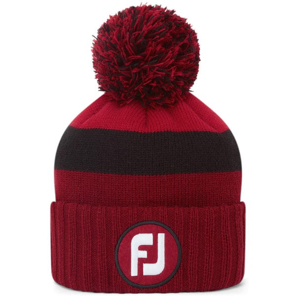 FootJoy Mens Pom Pom Beanie Hat