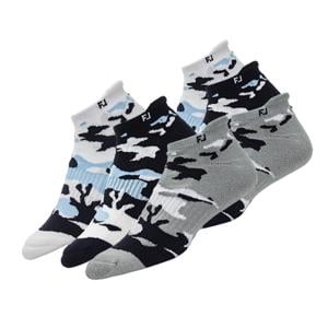 FootJoy Mens ProDry Roll Tab Camo Socks - 6 Pairs