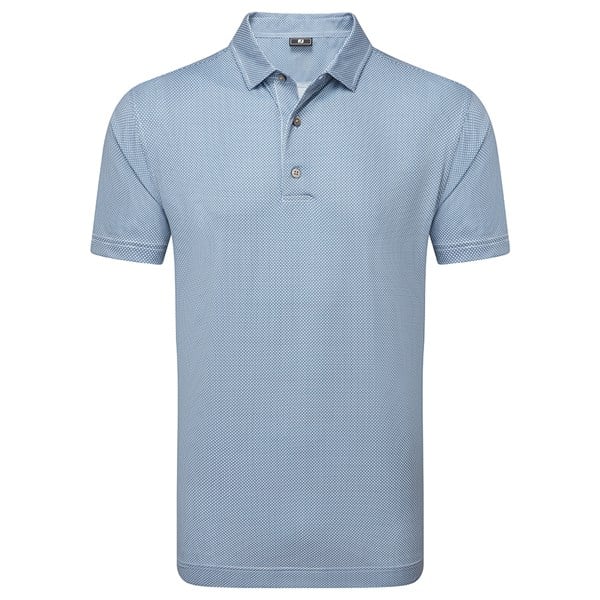 Limited Edition - FootJoy Mens Octagon Print Lisle Polo Shirt - The 152nd Open Collection