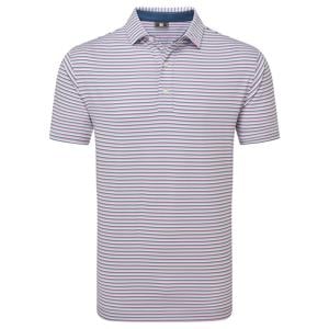 FootJoy Mens Balance Stripe Lisle Polo Shirt
