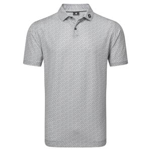 FootJoy Mens Bounce Print Pique Polo Shirt
