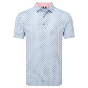 FootJoy Mens Flower Bud Foulard Lisle Polo Shirt