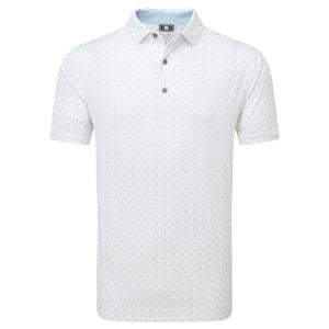 FootJoy Mens Flower Bud Foulard Lisle Polo Shirt