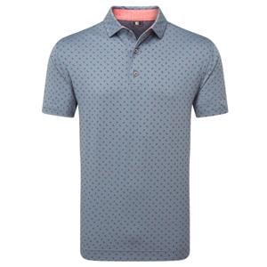 FootJoy Mens Flower Bud Foulard Lisle Polo Shirt