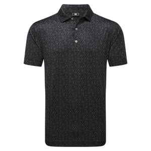 FootJoy Mens Painted Floral Lisle Polo Shirt