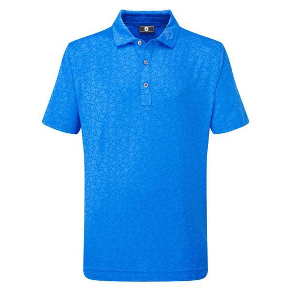 FootJoy Junior Painted Floral Lisle Polo Shirt