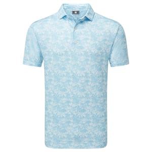 FootJoy Mens Garden Print Lisle Polo Shirt - Monterey Collection