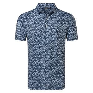 FootJoy Mens Hidden Palm Print Lisle Polo Shirt