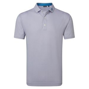 FootJoy Mens Nautical Flag Print Lisle Polo Shirt