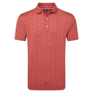 FootJoy Mens Wingtip Floral Lisle Polo Shirt