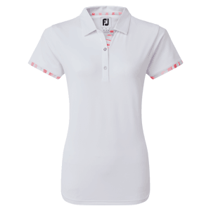 FootJoy Ladies Watercolour Trim Pique Polo Shirt