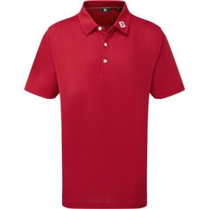 FootJoy Junior Boys Stretch Pique Solid Polo Shirt