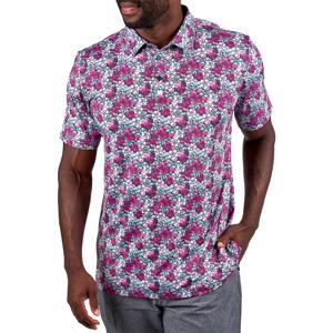 Black Clover Mens Flower Power Polo Shirt - Masters Collection