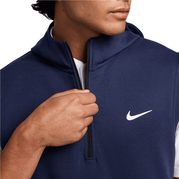 Nike Mens Tour Pique Vest Hoodie Golfonline