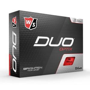 Wilson Duo Optix Red Golf Balls