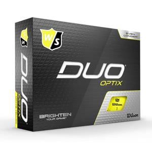 Wilson Duo Optix Yellow Golf Balls