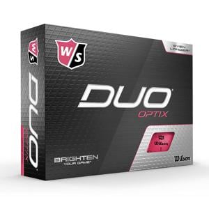Wilson Duo Optix Pink Golf Balls