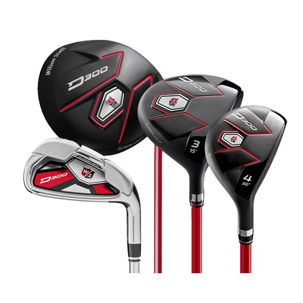 Wilson D300 SL 10-Piece Premium Golf Set (Graphite Shaft)