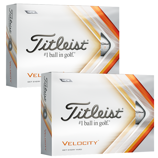 Titleist Velocity White Double Dozen Golf Balls (24 Balls) - Prior Gen