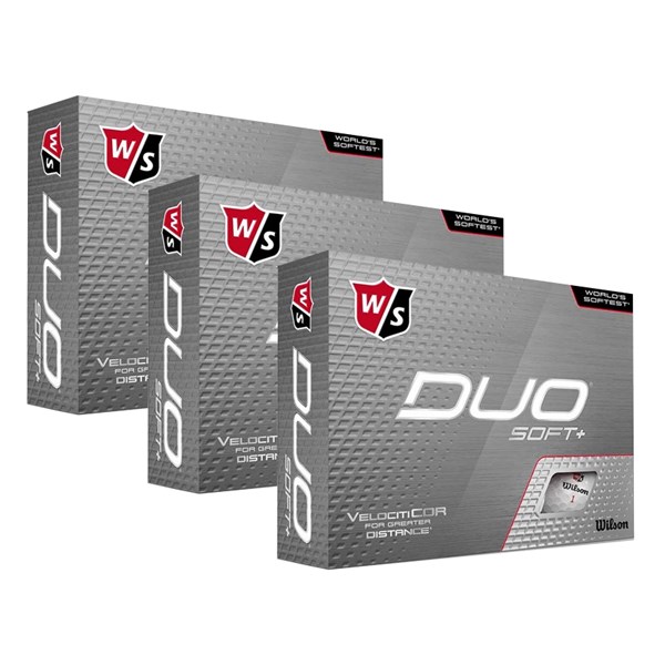 Wilson Duo Soft+ Golf Balls - 3 For 2 (36 Balls)