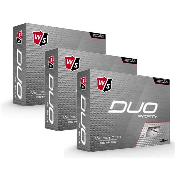 Wilson Duo Soft+ White Golf Balls (36 Balls)