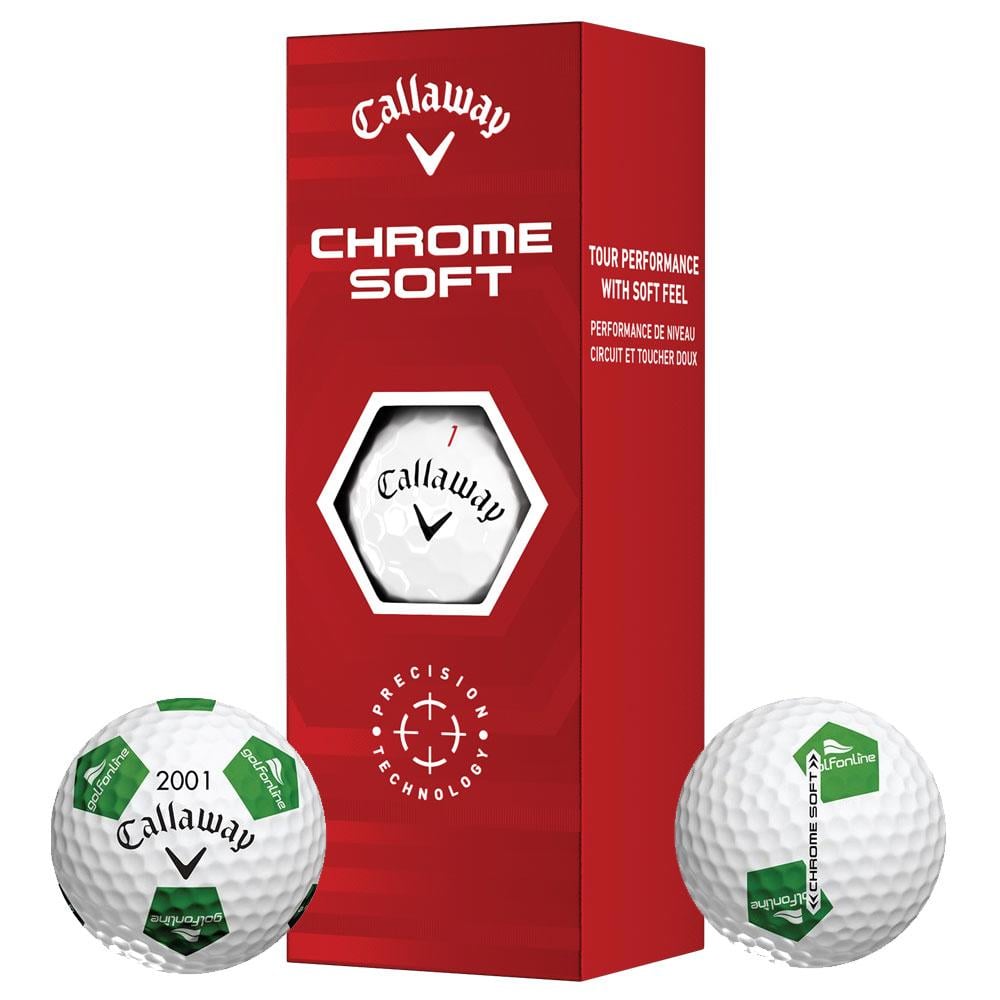 Callaway Truvis Chrome Softs 3 top Dozen