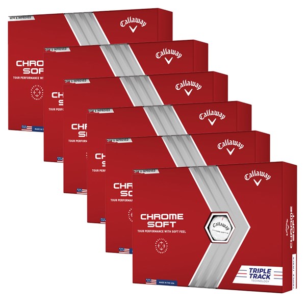 Callaway Chrome Soft Triple Track Golf Balls (72 Balls)